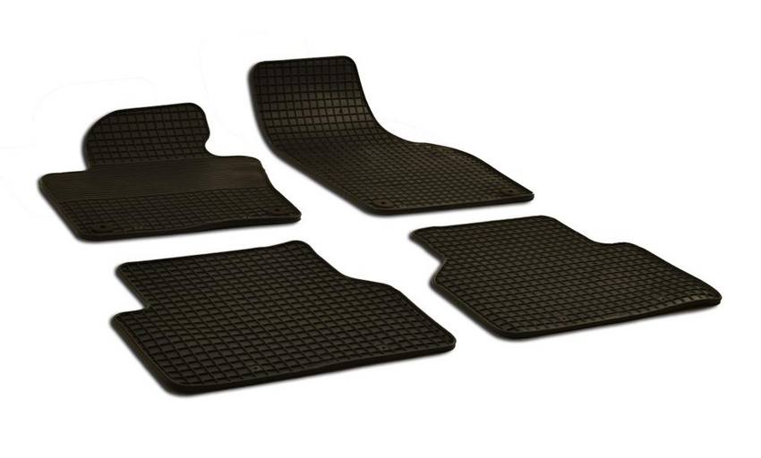 VW Floor Mat Set - Front and Rear (All-Weather) (Black) 5N1061550H041 - eEuro Preferred 212844